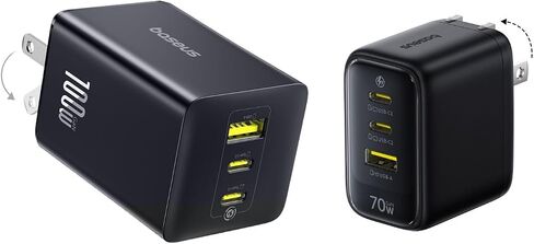 Baseus 70W USB C Charger and Baseus 100W USB C Charger Block in Saudi Arabia