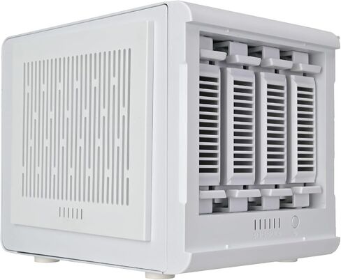 Silverstone TS434U - External 4-Bay 10Gbps SATA Hot-Swap Hard Drive Enclosure, SST-TS434UW-10G (White) in Saudi Arabia