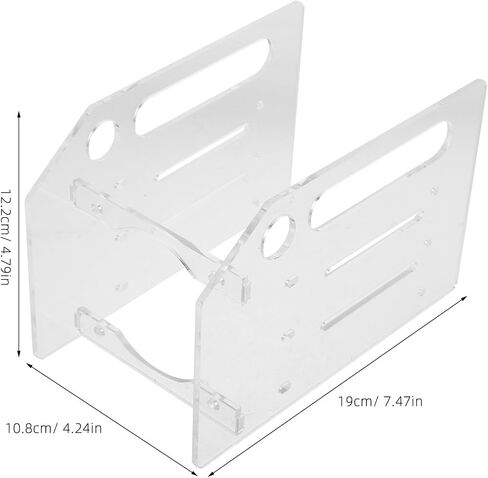 Acrylic Hard Drive Rack 3 Layer Mounting Bracket for Desk Storage in Saudi Arabia