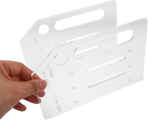Acrylic Hard Drive Rack 3 Layer Mounting Bracket for Desk Storage in Saudi Arabia