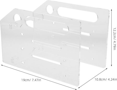 Acrylic Hard Drive Rack 3 Layer Mounting Bracket for Desk Storage in Saudi Arabia