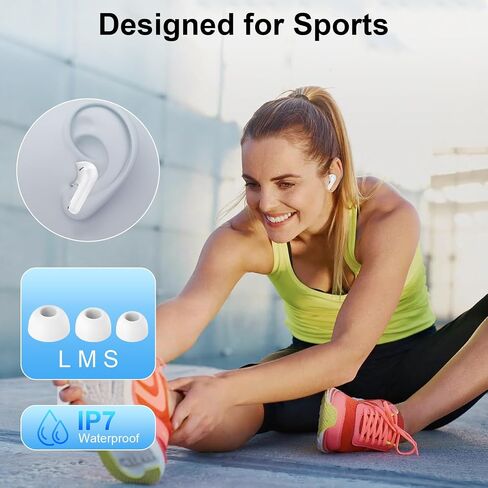 iPhone 17e Earbuds,Wireless Headphones Ear Buds for iPhone 17 Pro Max Air in Kuwait