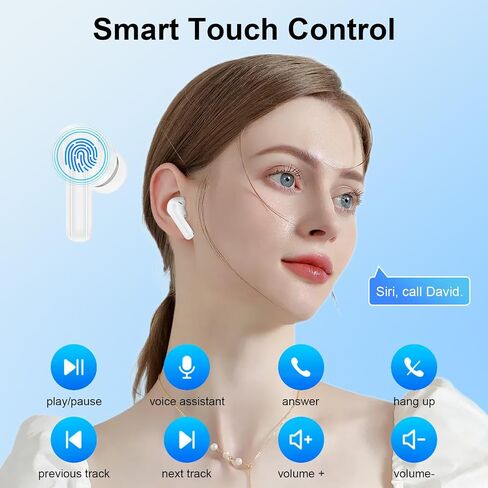 iPhone 17e Earbuds,Wireless Headphones Ear Buds for iPhone 17 Pro Max Air in Kuwait
