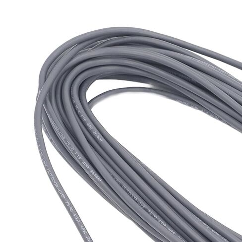 Rectangular Satellite Replacement Cable, 100ft High Performance Router Networking Cable, Stable Connection with Durable Design, Ideal for V2 and Compatible Routers in Saudi Arabia