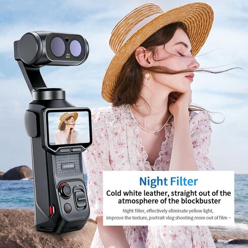 Lens Filter for Insta360 Luna Ultra，Aluminum Alloy Frame Optical Glass Magnetic Mount Multi-Coated High Light Transmission (6-in-1 UV+CPL+ND8-16-32-64) in Saudi Arabia