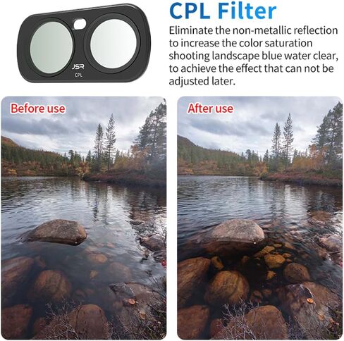 Lens Filter for Insta360 Luna Ultra，Aluminum Alloy Frame Optical Glass Magnetic Mount Multi-Coated High Light Transmission (6-in-1 UV+CPL+ND8-16-32-64) in Saudi Arabia
