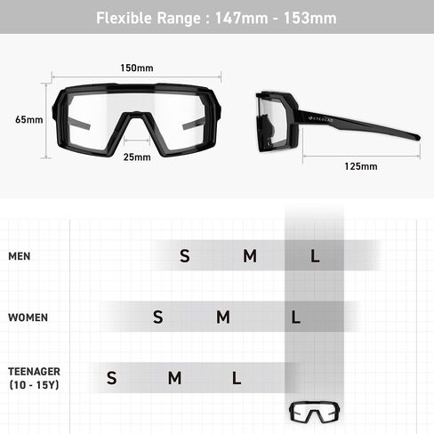 Speedone ANSI Z87+ Photochromic Safety Sport Sunglasses in Saudi Arabia