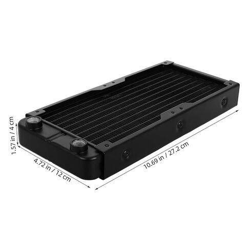 Liquid Cooler PC Radiator Water Cooling Block for CPU GPU Black in Saudi Arabia