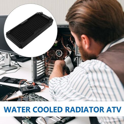 Liquid Cooler PC Radiator Water Cooling Block for CPU GPU Black in Saudi Arabia