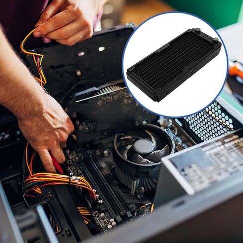 Liquid Cooler PC Radiator Water Cooling Block for CPU GPU Black in Saudi Arabia