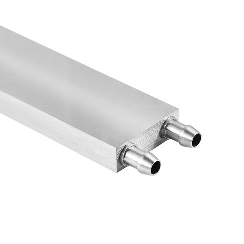 Aluminum Water Cooling Block Liquid Cooler, 240 * 40 * 12mm CPU Graphics Heatsink with 9.3mm Connector, Internal Flow Channel Brazed Cooler for Multiple Industrial Cooling Scenarios in Kuwait
