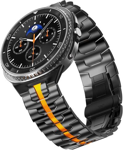 Stainless Steel No Gap Bands Compatible with Samsung Galaxy Watch 9/8 Men in Saudi Arabia
