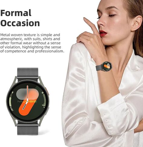 أحزمة ساعة Amazfit Active 2 /Active، 20 مم حزام معصم بديل قابل للتنفس معدني لـ Amazfit GTR mini/Bip U Pro/Bip 3/3 Pro/GTS/GTS 4/3/2 للنساء والرجال in Saudi Arabia