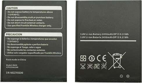 R850 Battery Compatible with Franklin Wireless WiFi Mobile Hotspot R850 in Saudi Arabia