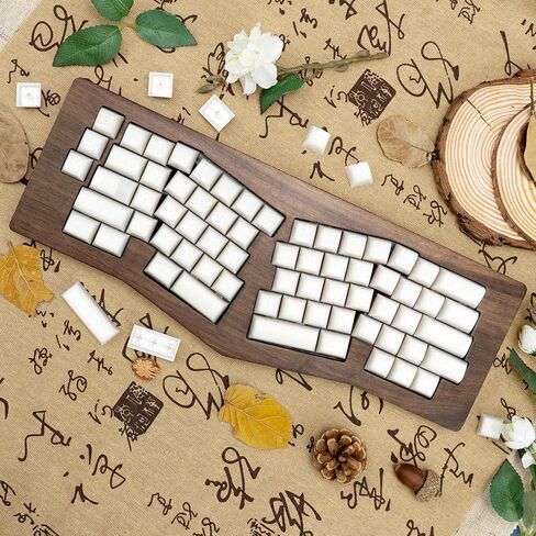 White Jade Keycaps, Double Shot SA Profile Keycaps PBT Material in Kuwait