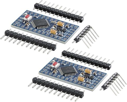 2Pcs Pro Mini 3.3V ATMEGA328PB Development Board - Compatible for Arduino, USB Programmer, Low Power, Improved Version in Saudi Arabia
