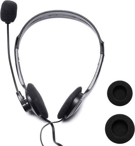 32Pcs Black Headphone Earpads Replacement Cushions in Saudi Arabia