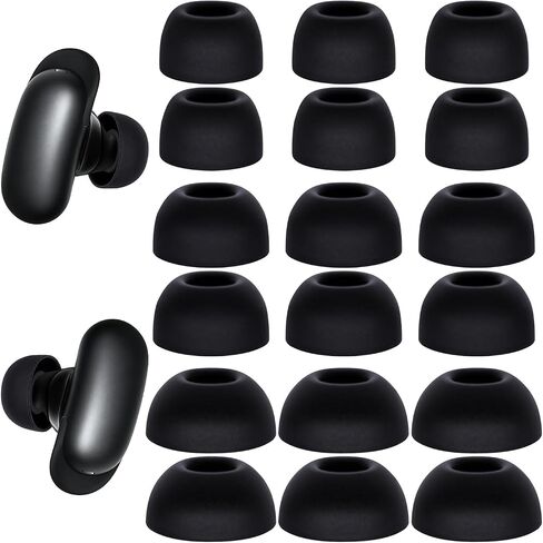 9 Pairs Replacement Ear Tips for Soundcore Liberty 5 Pro/ 5 Pro Max, Black in Saudi Arabia