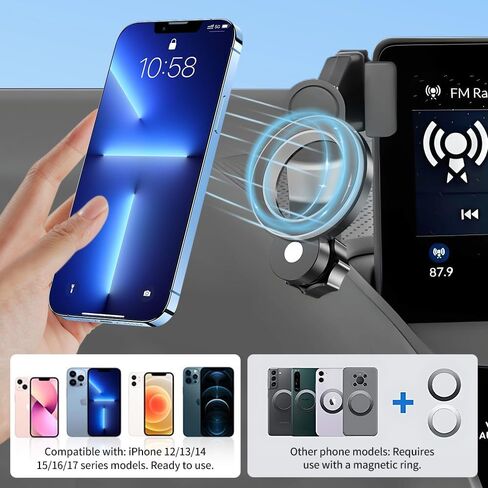 Car Magnetic Phone Mount for Acura RDX 2019 2020 2021 2022 2023 2024 2025 2026 Auto Interior Accessories Best Cellphone Holder Mobile Cradle Cell Phones Navigation Charging Screen Stand in Saudi Arabia