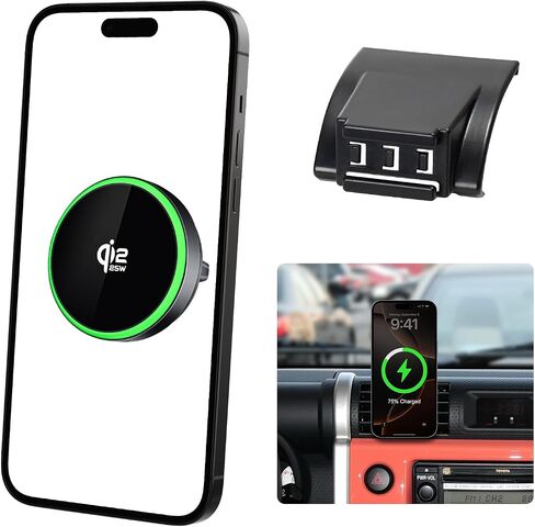Qi2.2 25W Wireless Charger Car Phone Mount for Toyota FJ Cruiser 2007-2014 in Saudi Arabia