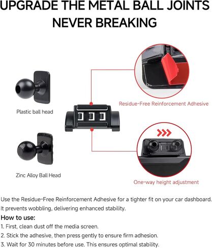 Qi2.2 25W Wireless Charger Car Phone Mount for Toyota FJ Cruiser 2007-2014 in Saudi Arabia