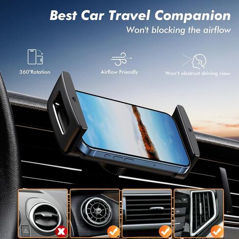 OATSBASF Air Vent Clip Car Phone Mount for Z Fold 8 Ultra/8/7/6 in Kuwait
