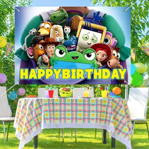 لخلفية Toy Movie Story 5، خلفية ديكور حائط كرتونية لطيفة، خلفيات صور لحفلات أعياد الميلاد للأولاد والبنات in Kuwait