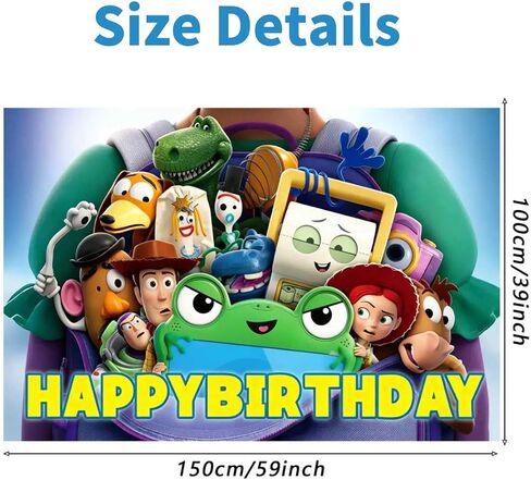 لخلفية Toy Movie Story 5، خلفية ديكور حائط كرتونية لطيفة، خلفيات صور لحفلات أعياد الميلاد للأولاد والبنات in Kuwait