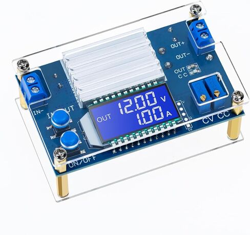 Hosyond DC to DC Buck Converter CV CC Power Supply Module Voltage Regulator, 1.2V-32V Output 12A Adjustable, for LED Drivers Battery Charging Solar Panel RV in Saudi Arabia