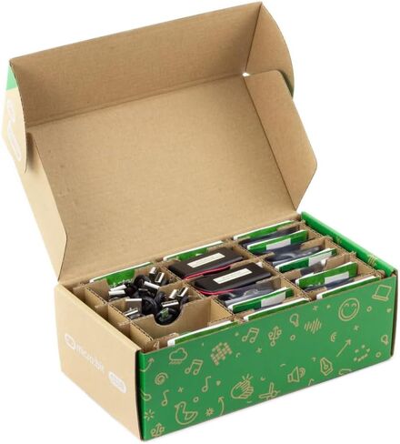 EX ELECTRONIX EXPRESS Micro:bit v2 Club Kit - Includes 10 Micro:bit Boards, 10 MicroUSB Cables, 10 Battery Holders, and 20 AAA Batteries in Saudi Arabia