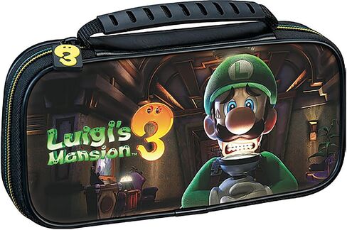 Nintendo Mario Switch Lite Travel Case - Adjustable Stand, Bonus Game Case, Deluxe Carry Handle in Kuwait