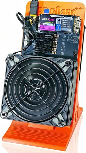 Upgraded NerdQaxe++ Rev 6.1 6TH/s, Bitcoins Miner with 4 Pieces BM1370 Asic Chip, 105W Lottery Miner, Open-Source Solo Crypto Miner, Dual Fan Design, Quiet Home & Office Miner (6T) in Kuwait