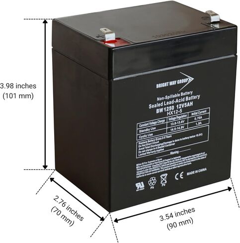 Craftsman Garage Door 41A822 Compatible SLA Battery, 12V 5Ah T1 BW1250-F1 in Saudi Arabia