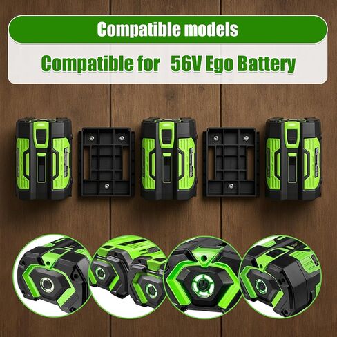 10 Pack Battery Holder Wall Mount Compatible with EGO 56V Batteries in Saudi Arabia