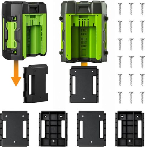 10 Pack Battery Holder Wall Mount Compatible with EGO 56V Batteries in Saudi Arabia