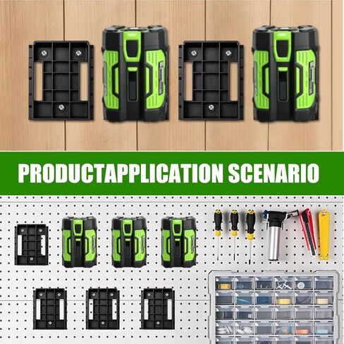 10 Pack Battery Holder Wall Mount Compatible with EGO 56V Batteries in Saudi Arabia