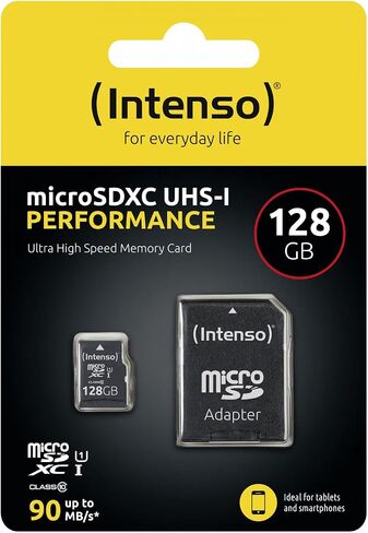 أداء انتينسو 128 جيجابايت microSDXC UHS-I، 3424491 in Kuwait