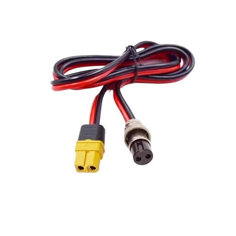 12AWG XT60 to GX16 2Pin/3Pin Aviation Plug Male and Female Power Output Line 0.3m-3M(3Pin GX16F to XT60F,2M) in Saudi Arabia