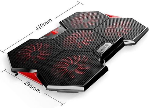 Notebook Cooler Game Fan 15.6-inch Computer Stand Powerful Cooling High-Speed Mute in Saudi Arabia