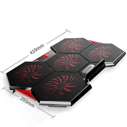 Notebook Cooler Game Fan 15.6-inch Computer Stand Powerful Cooling High-Speed Mute in Saudi Arabia
