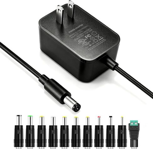 9V 2A Power Supply AC Adapter DC 2 Amps for 100mA-2000mA 9 Volt Electronics in Saudi Arabia