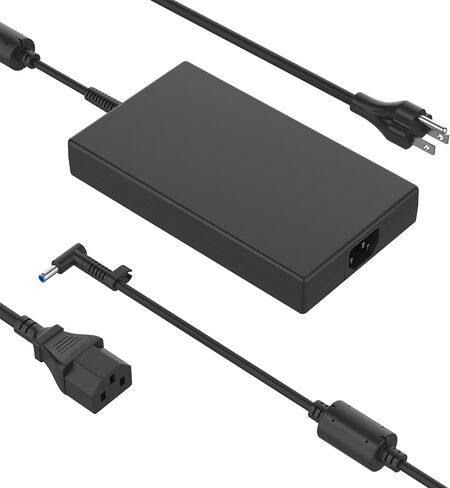 200W Ac Adapter Fit for HP Victus Gaming 15 16 Pavilion Gaming 15 16 17 Omen 15 17 Zbook 15 17 Compatible with TPN-DA10 TPN-LA21 ADP-200HB B 710415-001 L41856-001 776620-001 19.5V 10.3A Laptop Charger in Kuwait