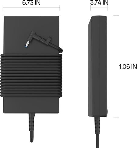 200W Ac Adapter Fit for HP Victus Gaming 15 16 Pavilion Gaming 15 16 17 Omen 15 17 Zbook 15 17 Compatible with TPN-DA10 TPN-LA21 ADP-200HB B 710415-001 L41856-001 776620-001 19.5V 10.3A Laptop Charger in Kuwait
