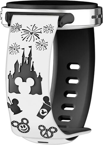 Cute Cartoon Engraved Band for Samsung Galaxy Watch 8/9 in Saudi Arabia