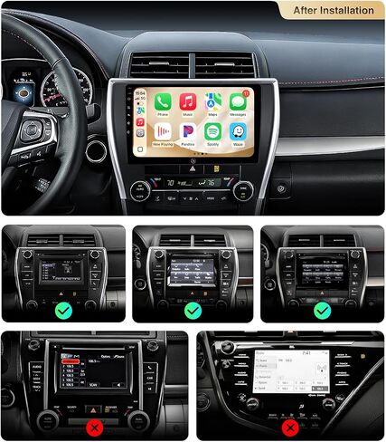 10"CarPlay Android Auto Car Radio For Toyota Camry LE/SE/XLE(15-17) in Saudi Arabia