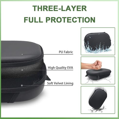 Headphone Headset Hard Case Compatible with Bose QuietComfort QC Ultra QC45 QC35 QC25 QC15 QCSE, Wireless Noise-canceling Headphone case with Cable Storage,Travel Storage Bag in Saudi Arabia