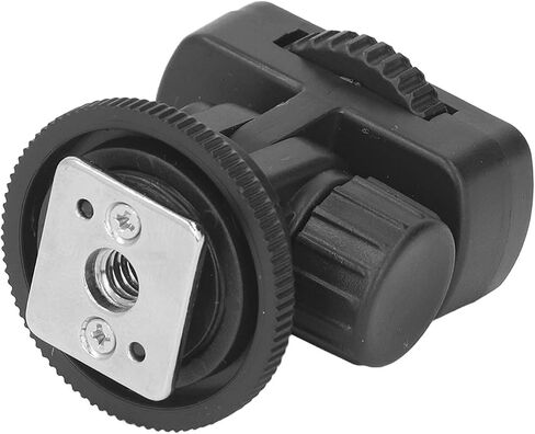 SLR Hot Shoe Adapter with Adjustable 180 Degree Tilt, Anti Slip in Saudi Arabia