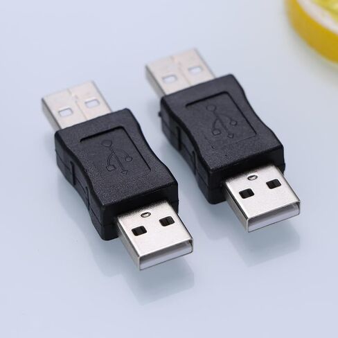 2pc USB 2.0 Male to Male Connector Adapter for Data Transfer in Kuwait