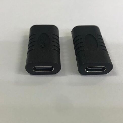 TOYANDONA USB-c Female to Female Adapter USB 3.1 Type-c Black in Saudi Arabia