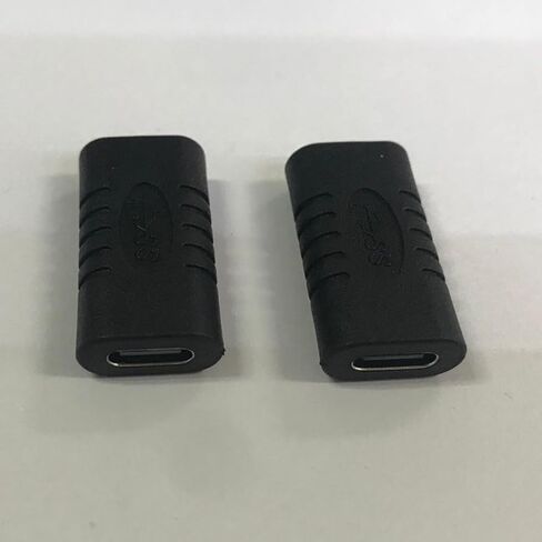 TOYANDONA USB-c Female to Female Adapter USB 3.1 Type-c Black in Saudi Arabia